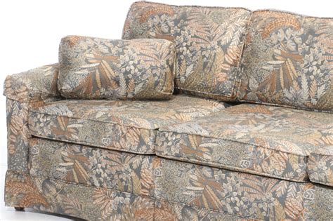 Ethan Allen Printed Cotton Sofa, Mid-20th Century | EBTH