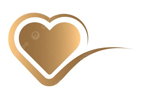 Goldenes Herzsymbol Symbol Der Liebe, Golden, Herz, Symbol PNG und ...