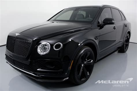 Used 2018 Bentley Bentayga Black Edition For Sale ($184,456) | McLaren Charlotte Stock #018918