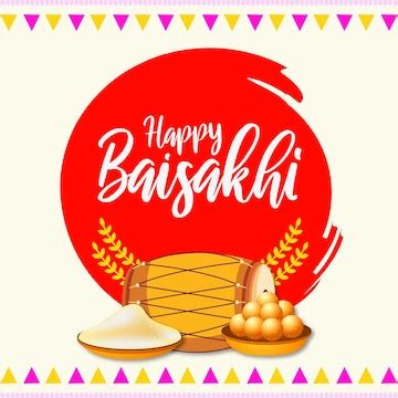 Premium Vector | Happy baisakhi festival in Punjab, India