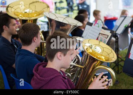 Euphonium player Stock Photo - Alamy