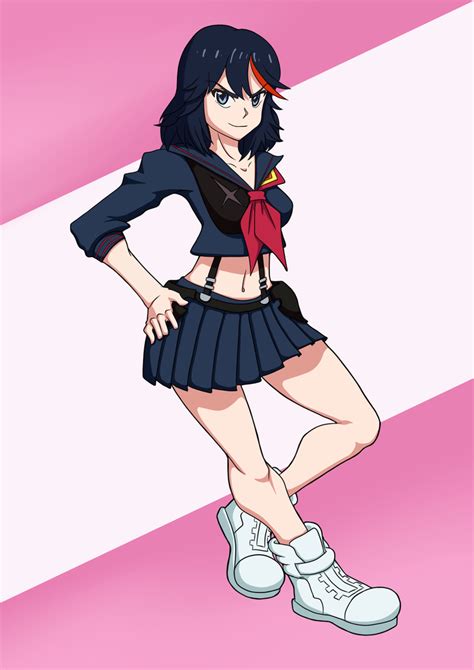 Matoi Ryuko and Senketsu by BillyBobBaggyBottom on DeviantArt