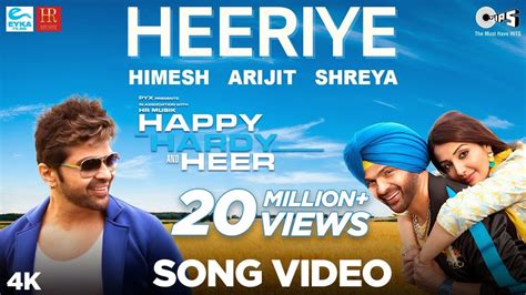 HEERIYE LYRICS हीरिये - Happy Hardy And Heer - Arijit Singh, Shreya ...