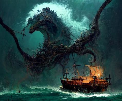 Ten of The Scariest Mythological Sea Monsters