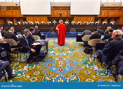 ICJ Public Hearings Editorial Stock Photo - Image: 30468133