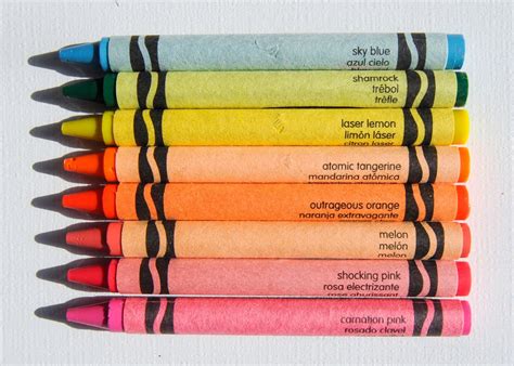 Crayola Neon Crayons: What's Inside the Box | Jenny's Crayon Collection