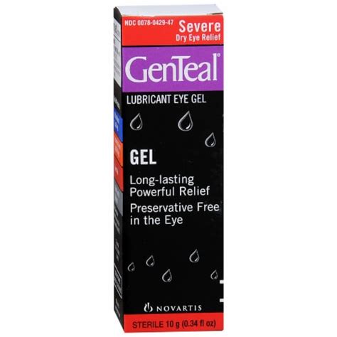 GenTeal Severe Dry Eye Relief Lubricant Eye Gel, .34 fl oz - Fry’s Food ...