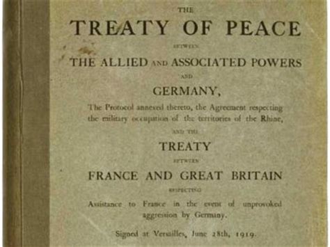 The Treaty of Versailles - World War One: How Canada Went From ...