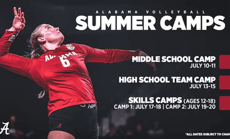 2023 Alabama Volleyball Summer Camps - VCP Volleyball