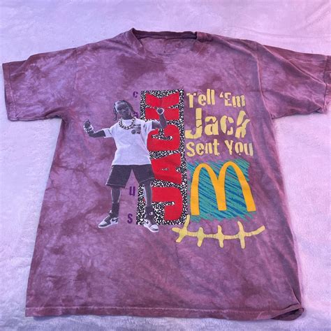 Purple Travis Scott McDonald's collab shirt💜 the... - Depop