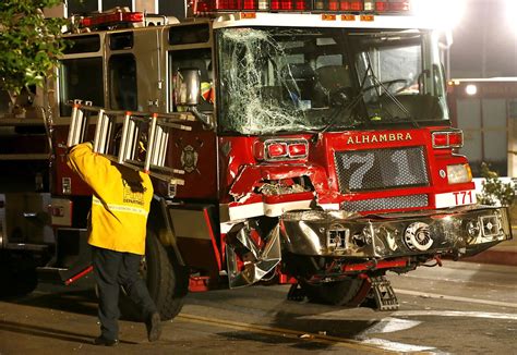 Fire truck crashes into Monterey Park restaurant - Los Angeles Times