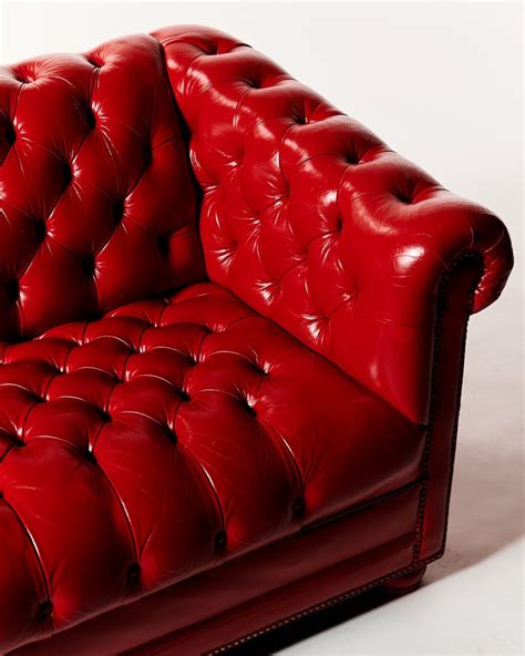 Red Sofa Sleeper Leather | Baci Living Room