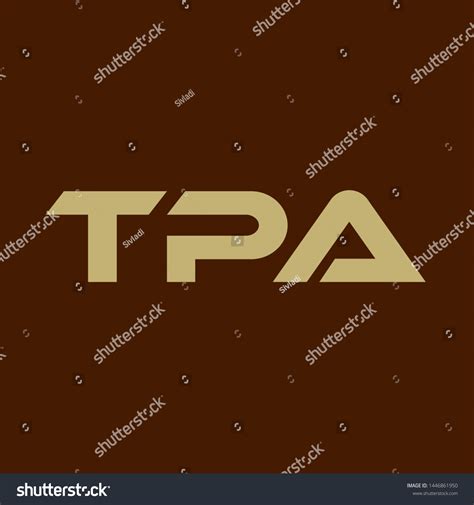 Tpa Logo Design Vector Illustration Stock Vector (Royalty Free ...