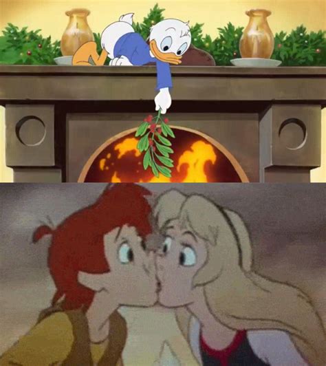 Taran And Eilonwy Kiss Under Dewey's Mistletoe by MaxGoudiss on DeviantArt