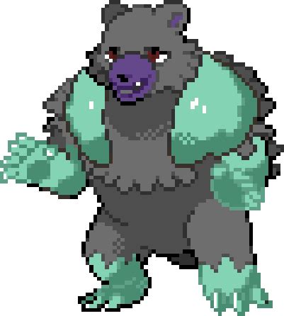 Mega Beartic Shiny by hellhound66540 on DeviantArt