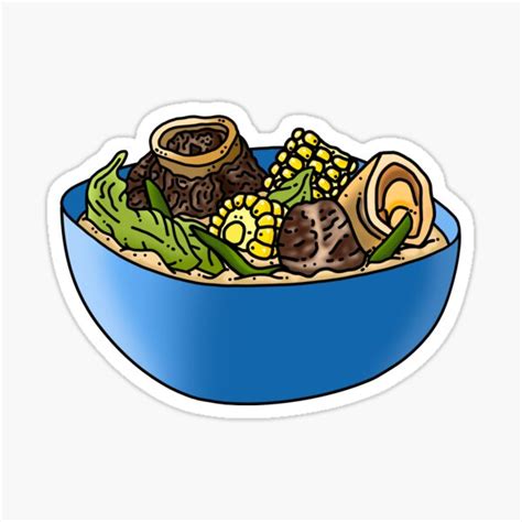 "Bulalo, Beef Bulalo, Bulalong Baka" Sticker by lusoblaban | Redbubble