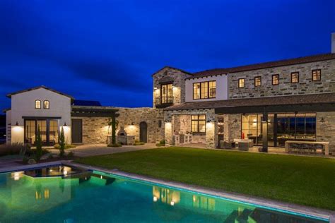 Architecture Home Contemporary italian farmhouse pool Modern Tuscan ...