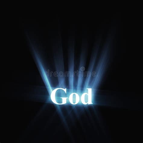 Glowing word God stock illustration. Illustration of christ - 18499110