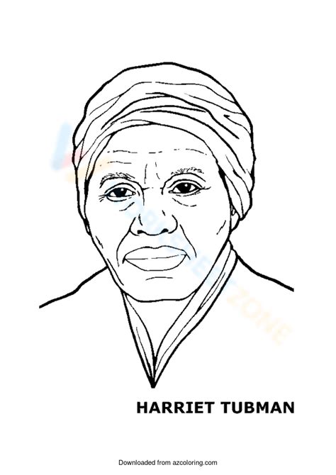 Harriet Tubman - Black History Month Worksheet