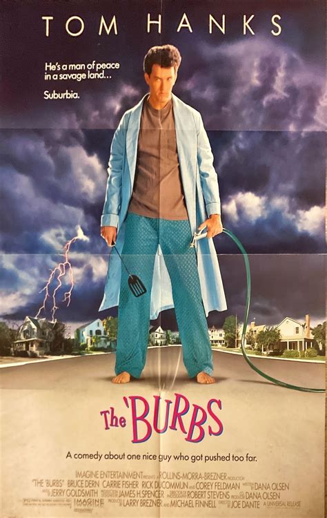 The Burbs 1989 One Sheet Movie Poster Double Sided - Etsy