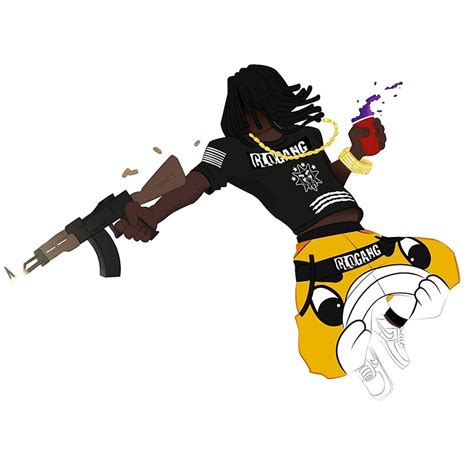 "Chief Keef AK47" Art Prints by Ray16 | Redbubble