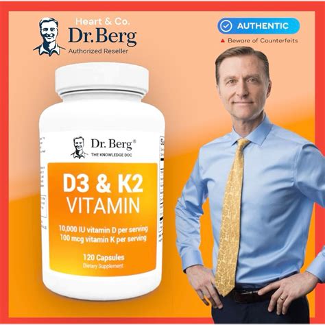 Dr. Berg Vitamin D3 K2 w/MCT Powder - Support Healthy Heart, Bone & Joint. Dr Berg | Shopee ...