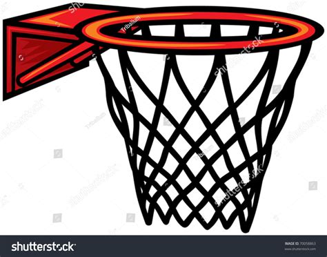 Basketball Hoop. Vector Illustration - 70058863 : Shutterstock