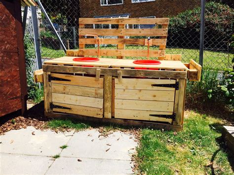 Outdoor kitchen DIY with pallets | Diy outdoor kitchen, Pallet diy ...