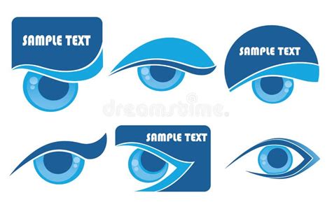 Vision symbols stock vector. Illustration of makeup, creative - 23184061