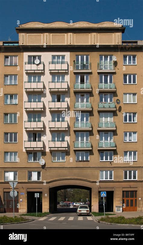 Apartment Building Built in Socialist Realism Architecture Style in 1950s, Hlavni trida, Poruba ...