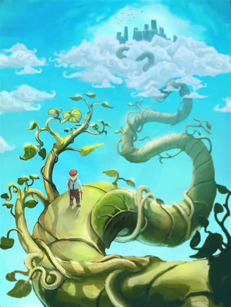 Jack And The Beanstalk by Jeshoo [©2015] | Ilustracion editorial, Ilustraciones, Arte de ilustración