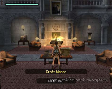 Tomb Raider Anniversary Croft Manor Visual Walkthrough