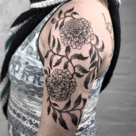 200 Amazing Marigold Tattoo Designs with Meanings and Ideas – Body Art Guru