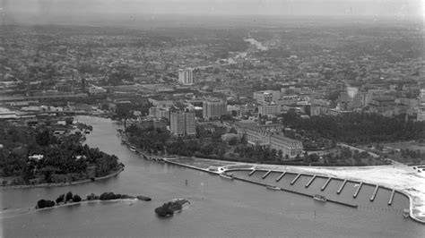 Mouth of the Miami River in 1925 - Miami History Blog