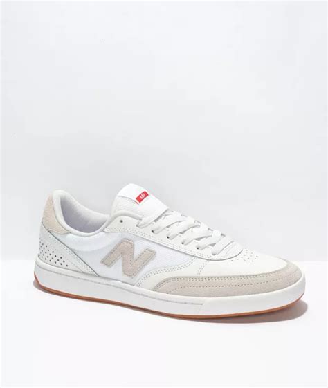 New Balance Numeric 440 White & Gum Skate Shoes