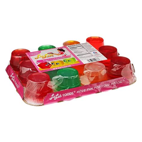 Lulu's Dessert Sugar Free Gelatin Assorted Flavors - Shop Pudding ...