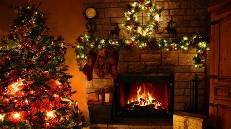 Christmas Fireplace 1920x1080 Wallpapers - Wallpaper Cave