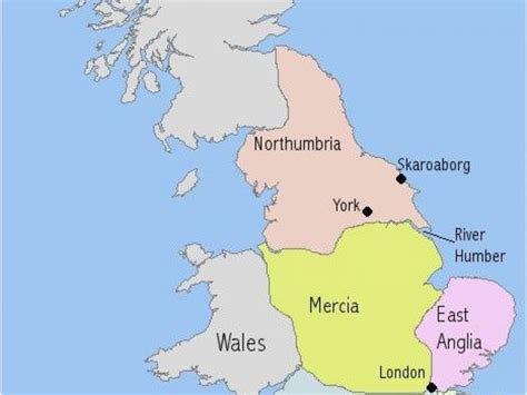 Map Of Wessex England A Map I Drew to Illsutrate the Make Up Of Anglo Saxon England In ...