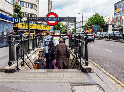 Notting Hill Gate Tube Station in London, Hdr Editorial Image - Image of range, european: 100380620