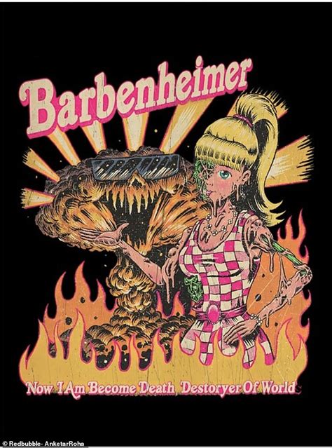 Atomic Blonde! Movie buffs are selling 'Barbenheimer' merchandise online - as Barbie and ...