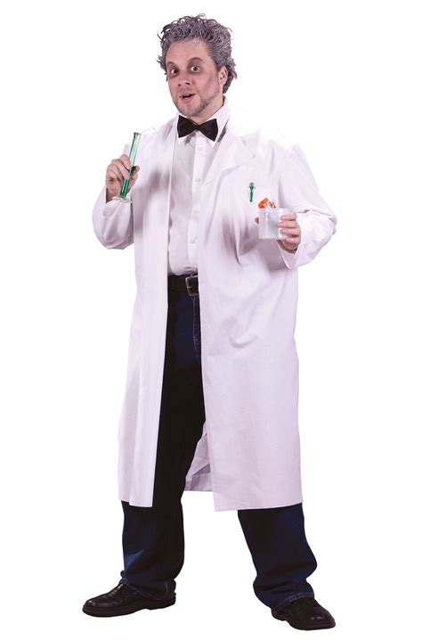 Mad Scientist Lab Coat Adult Costume - PureCostumes.com