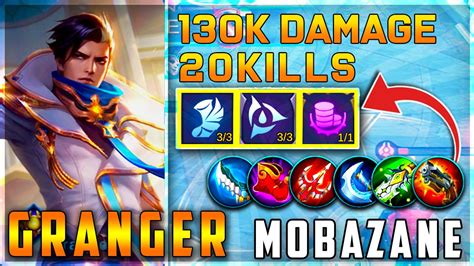 Granger Build | Granger Emblem | Granger By Mobazane | 20 KILLS | 130K DMG | Mobile Legends ...