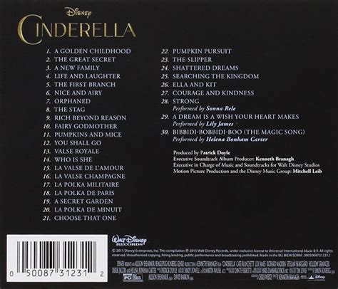 cinderella back - The soundtrack to your life