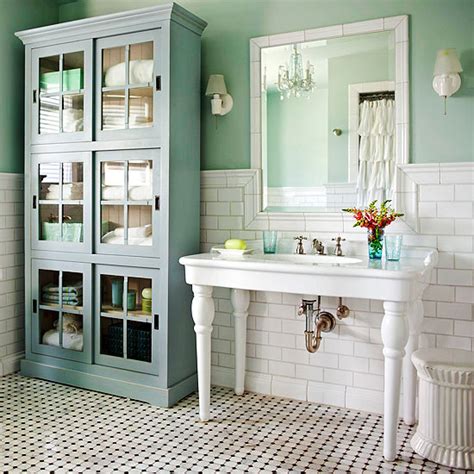 Cottage Style Bathrooms & A Blog Makeover - The Inspired Room