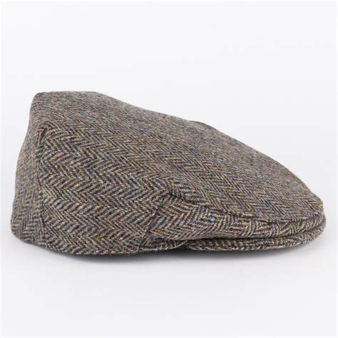 British Made 100% Authentic Harris Tweed Flat Cap | eBay