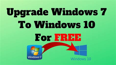 Upgrade Windows 7 To Windows 10 For FREE - YouTube