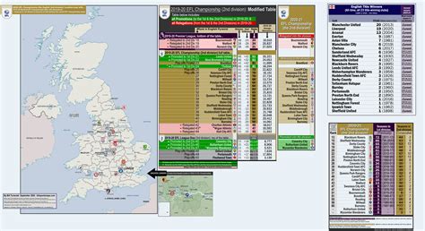 Premier League Teams Map 2021 / September 2020 mit dem derby zwischen ...