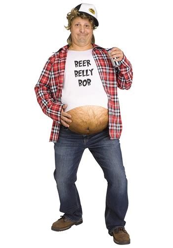 Men's Beer Belly Bob Costume