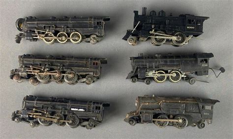 Group Of 6 Lionel Steam Locomotives O Scale