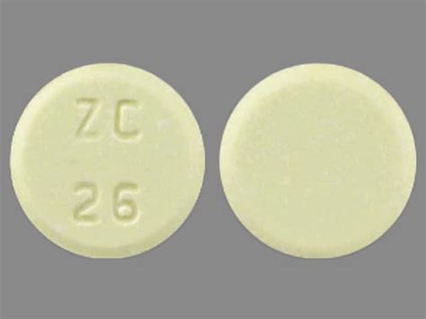 Pill Finder: ZC 26 Yellow Round - Medicine.com